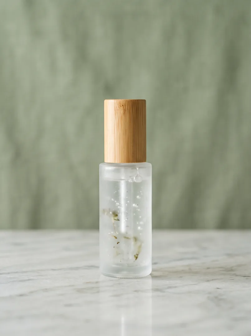 A 3:4 portrait product photo of a candle